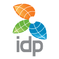 IDP Education Logo, Vian Bloom client testimonial